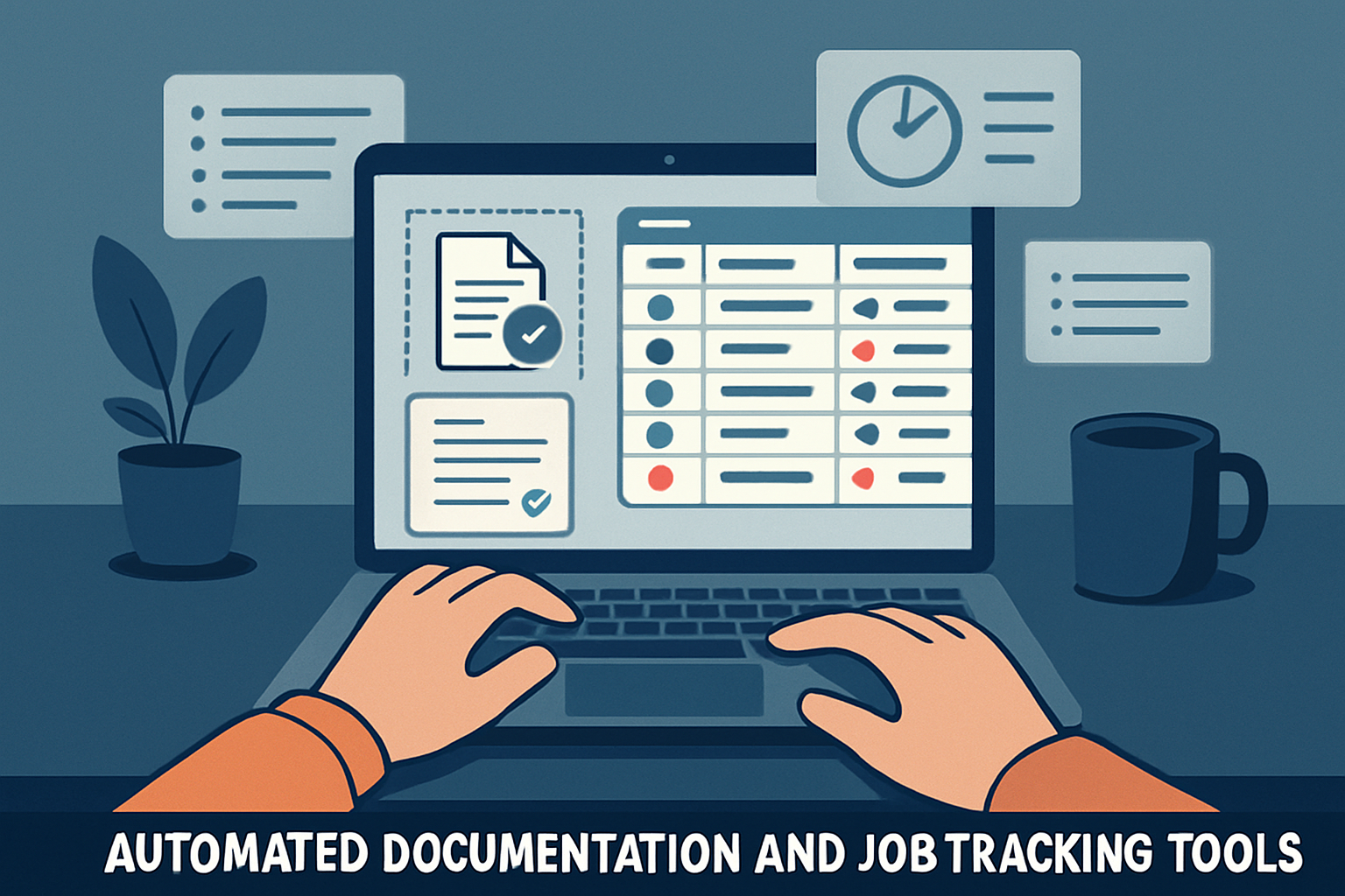 Automated documentation and job tracking tools in use